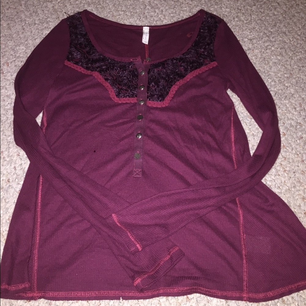 free people long sleeve practically new